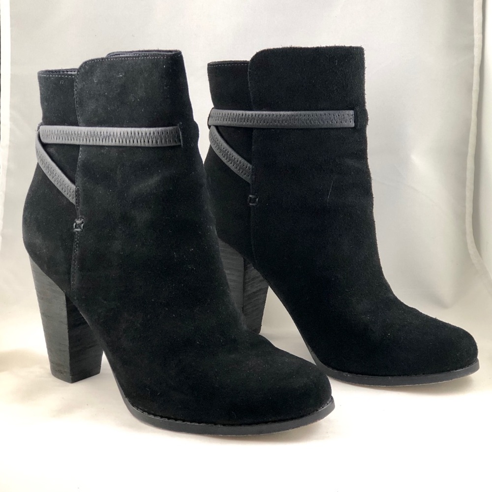 Joie Black Suede Rigby Boot Size 8
